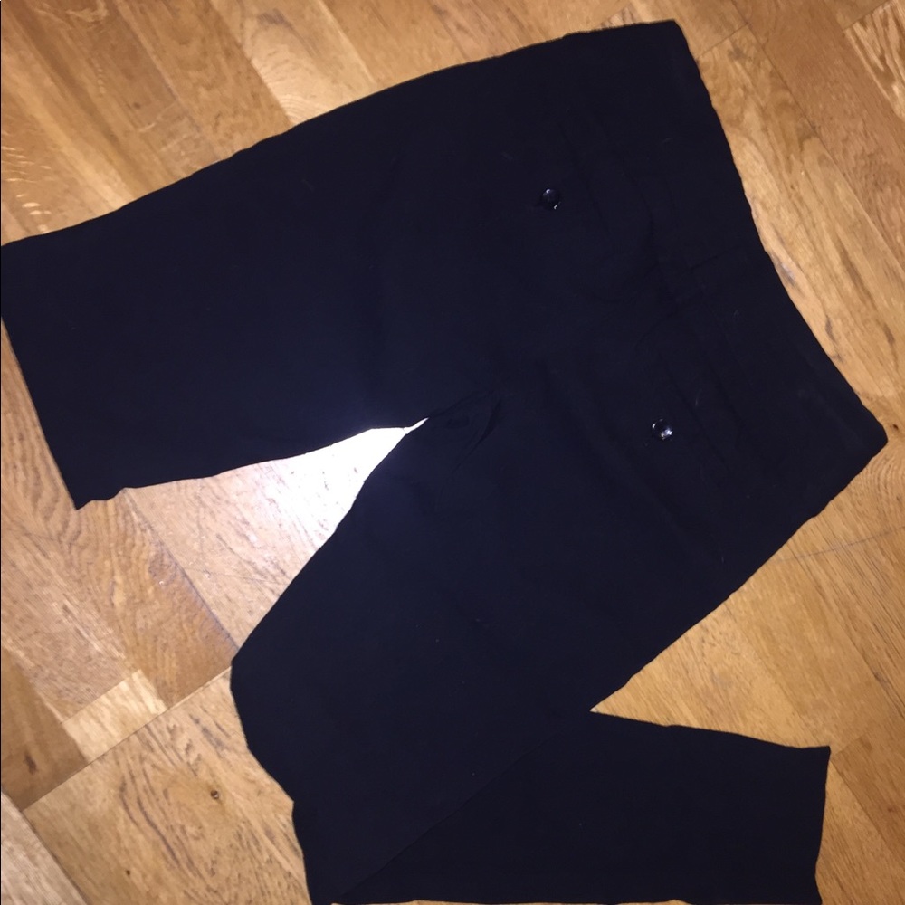 Black formal pants size 0